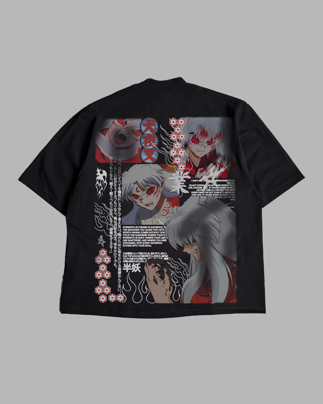 DEMON SCAR PREMIUM OVERSIZED TEE