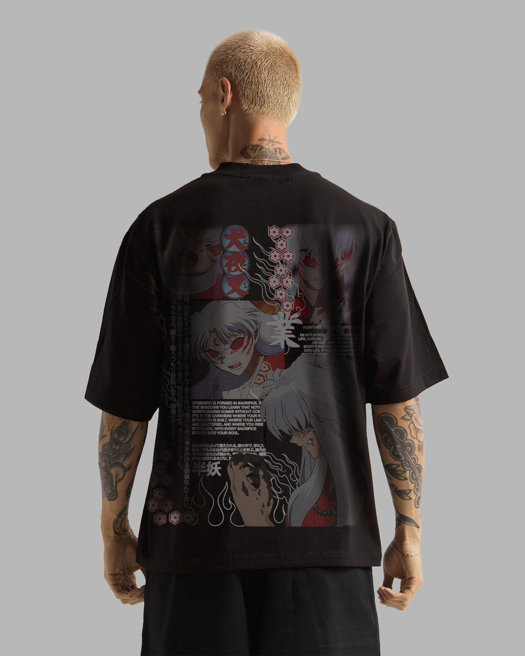 DEMON SCAR PREMIUM OVERSIZED TEE